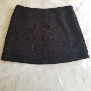 Forever 21 Black Boucle Mini Skirt S